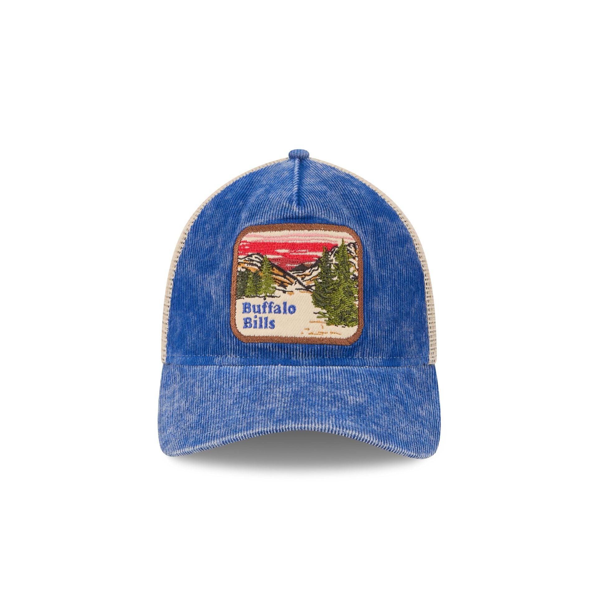 Buffalo Bills Vintage Landscape 9TWENTY A-Frame Trucker Hat Male Product Image