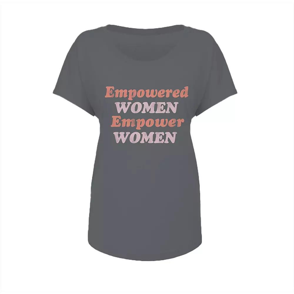 Junior's Grayson Threads Empowered Graphic Tee, Women's,  Product Image