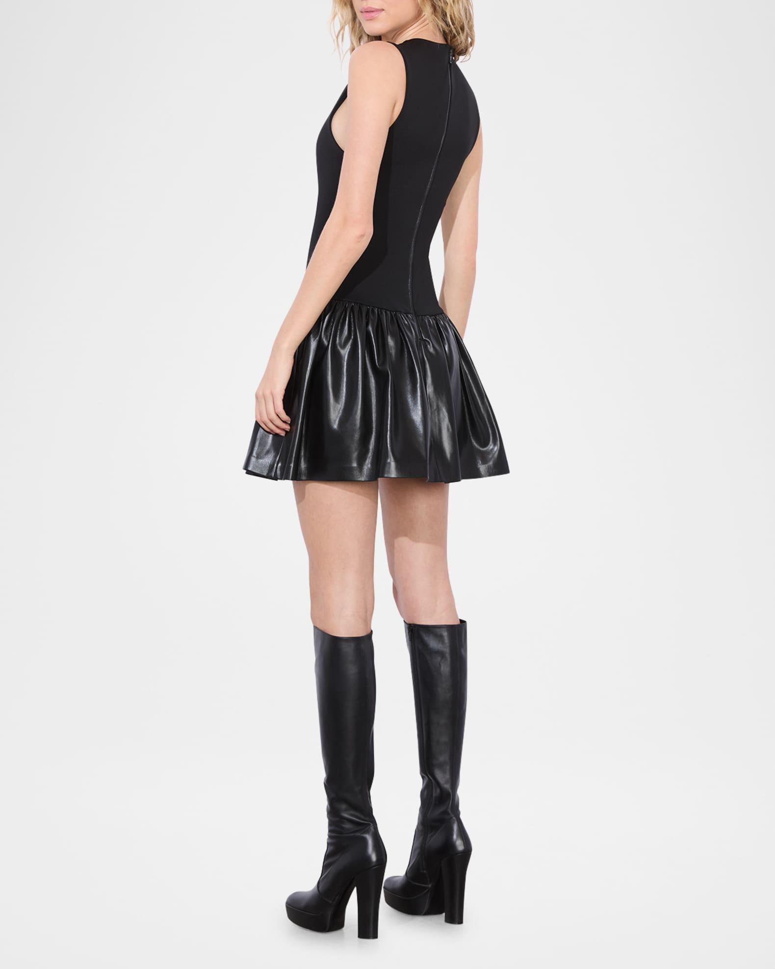 Ella Combo Drop-Waist Mini Dress Product Image