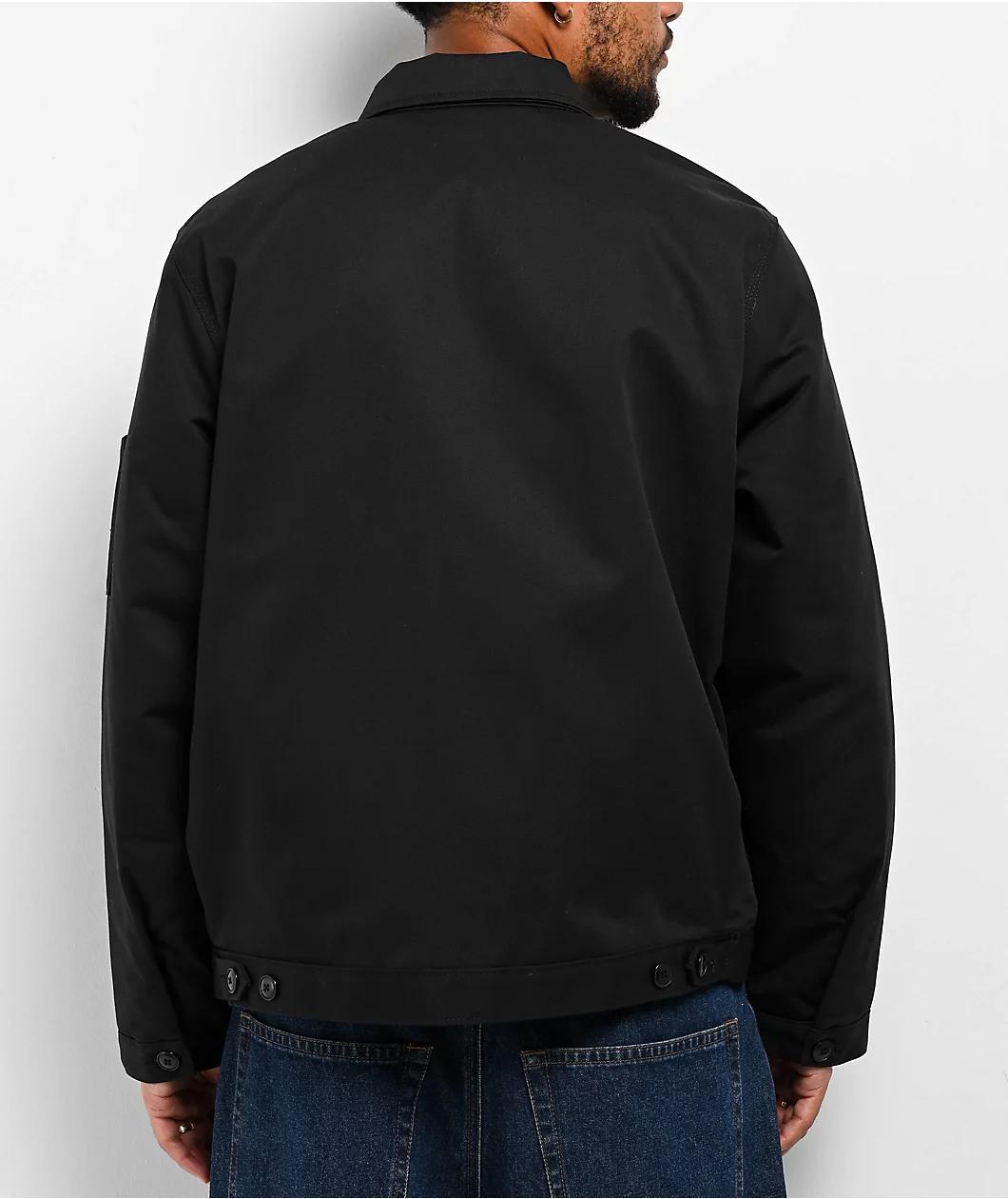 Dickies Insulated Eisenhower Black Work Jacket Product Image