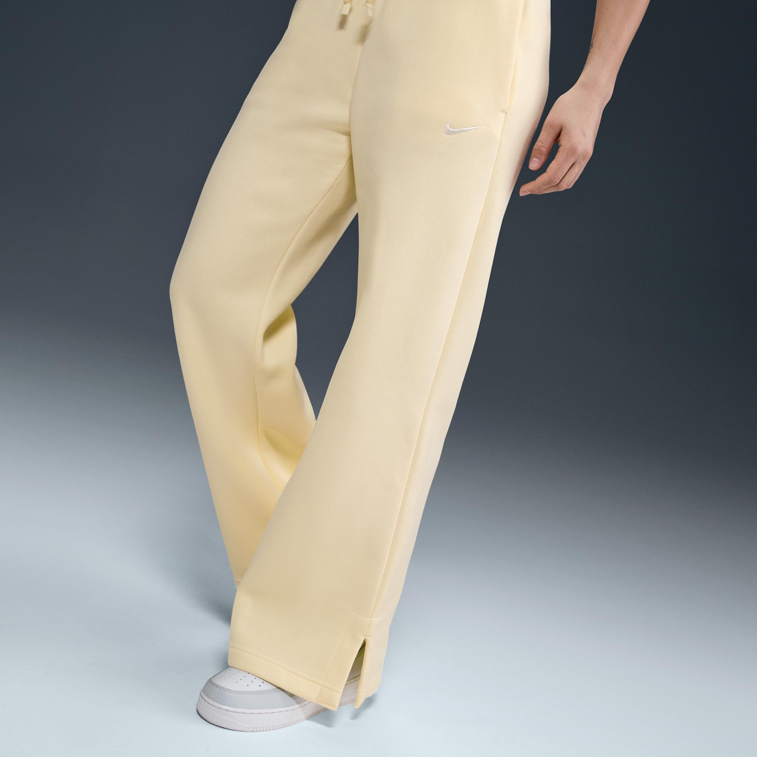 Womens Nike Sportswear Phoenix Fleece High-Waisted Wide-Leg Sweatpants Product Image