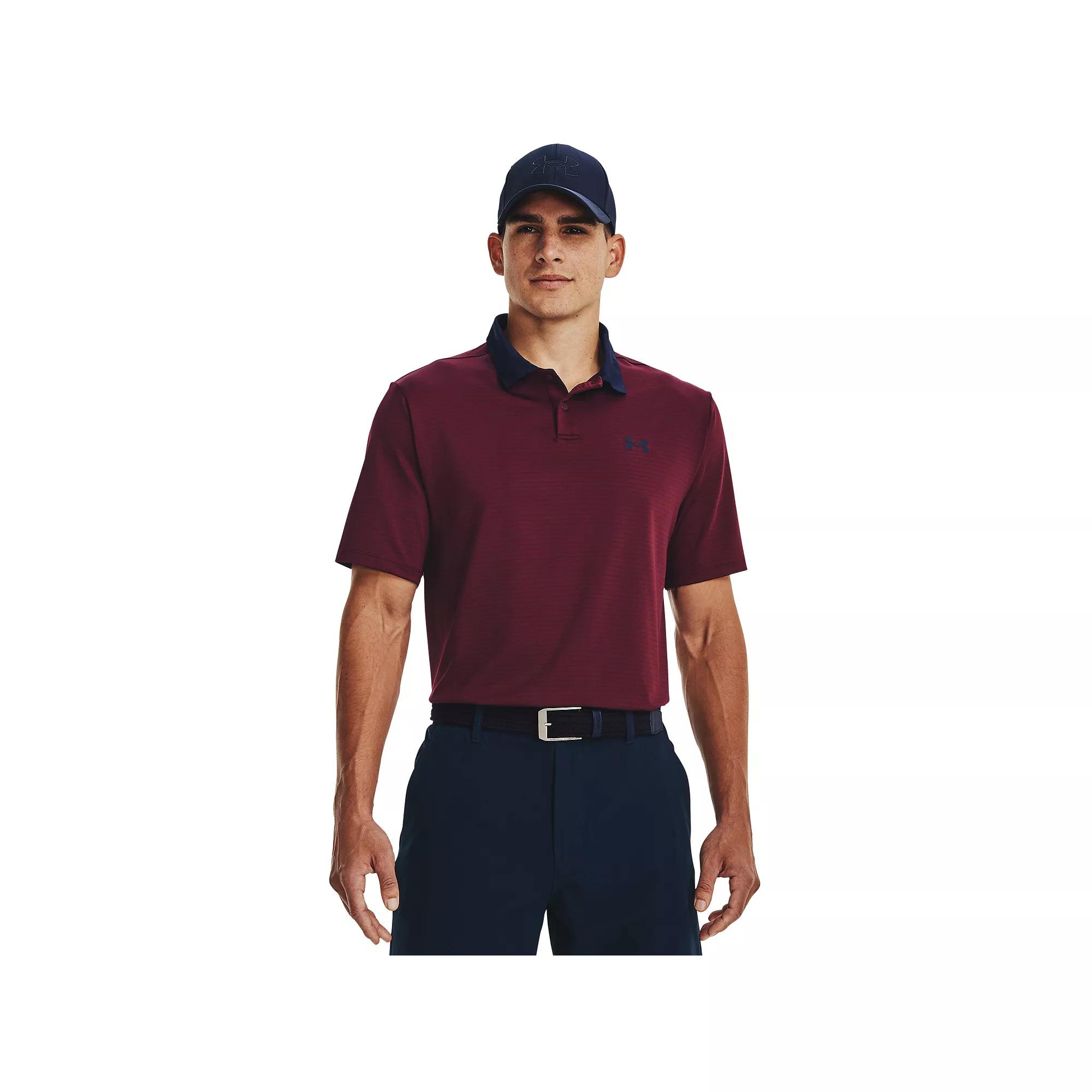 Big & Tall Under Armour Classic-Fit Striped Performance Polo, Men's,  Product Image