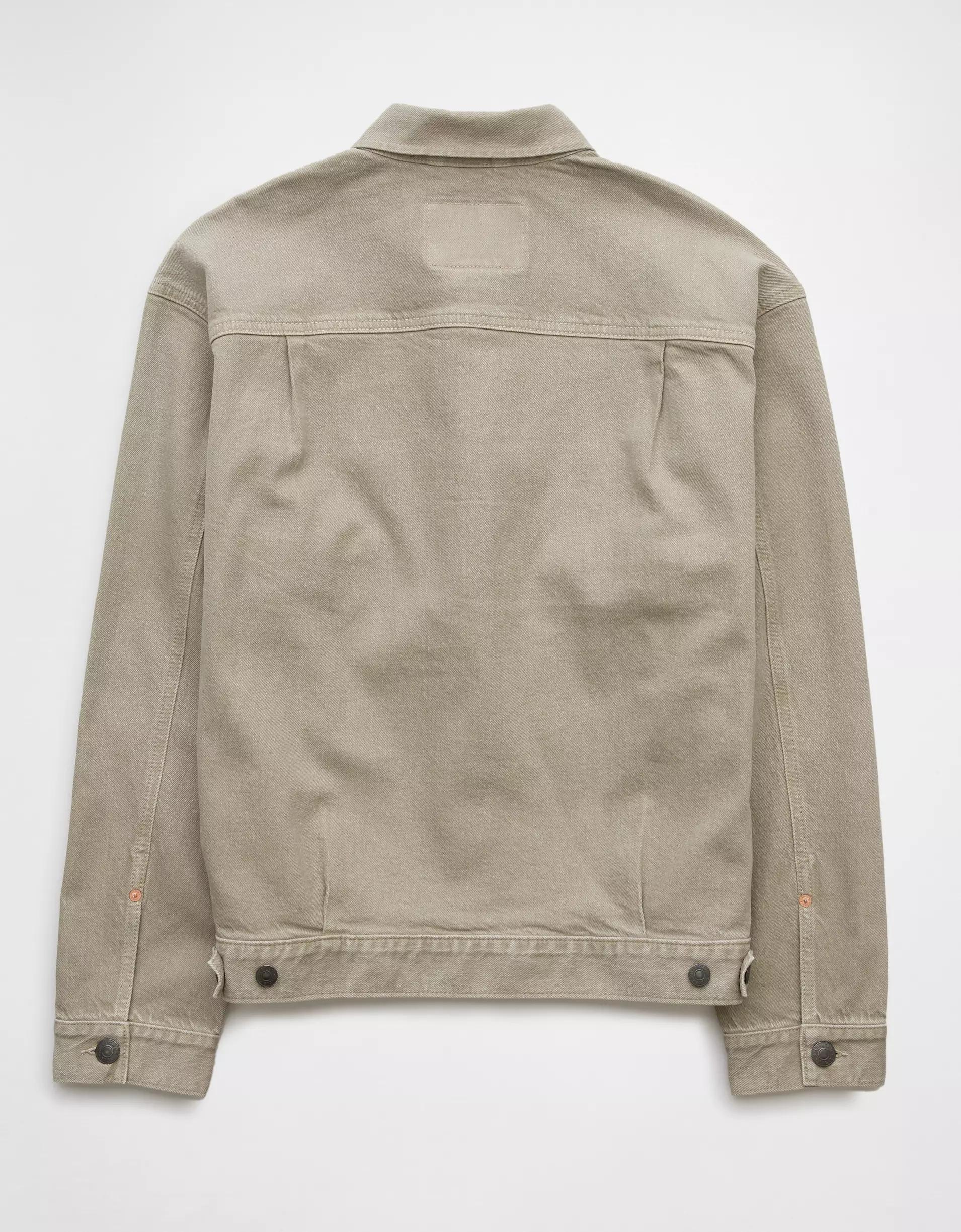 AE Slim Fit Denim Trucker Jacket Product Image