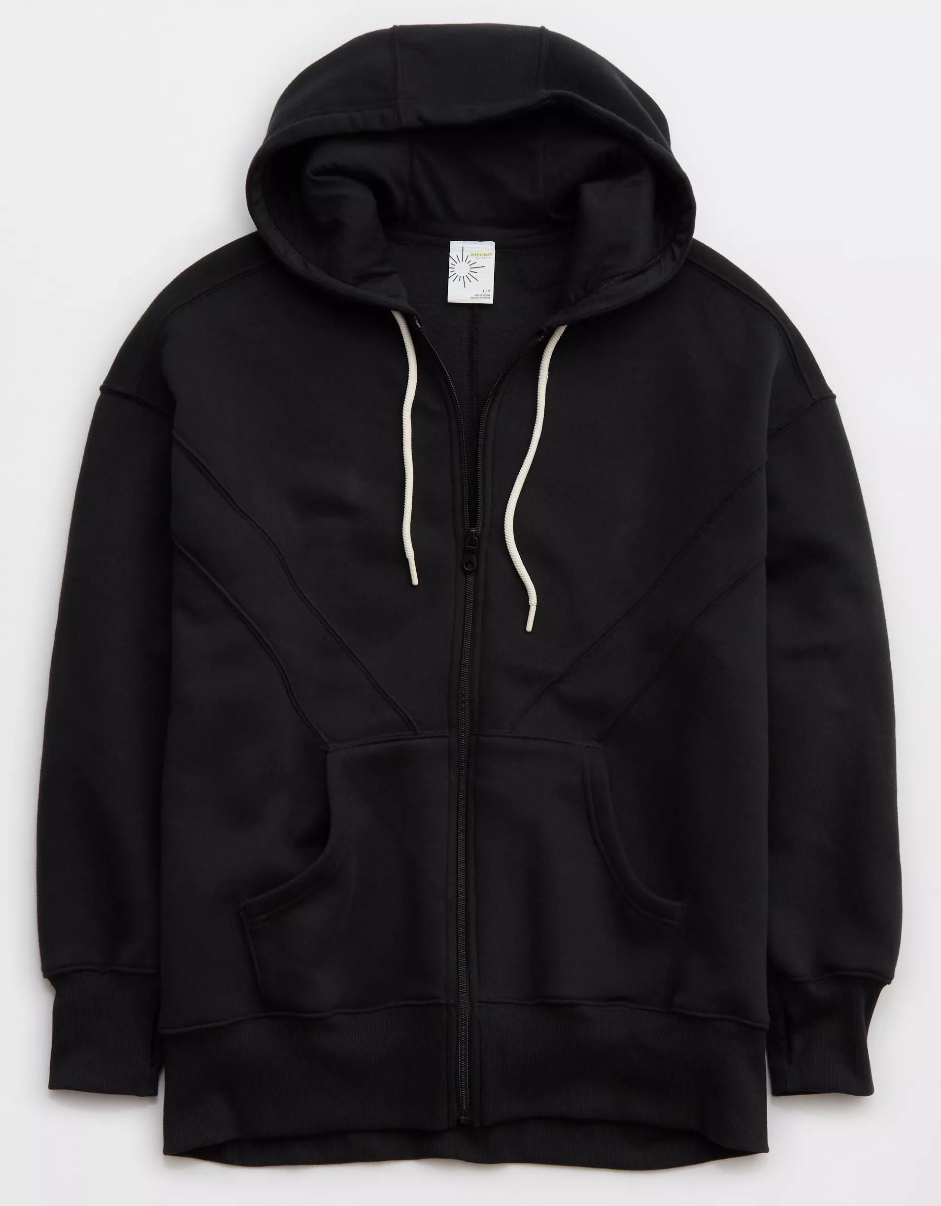 OFFLINE By Aerie Cloud Fleece Full Zip Sweatshirt Product Image