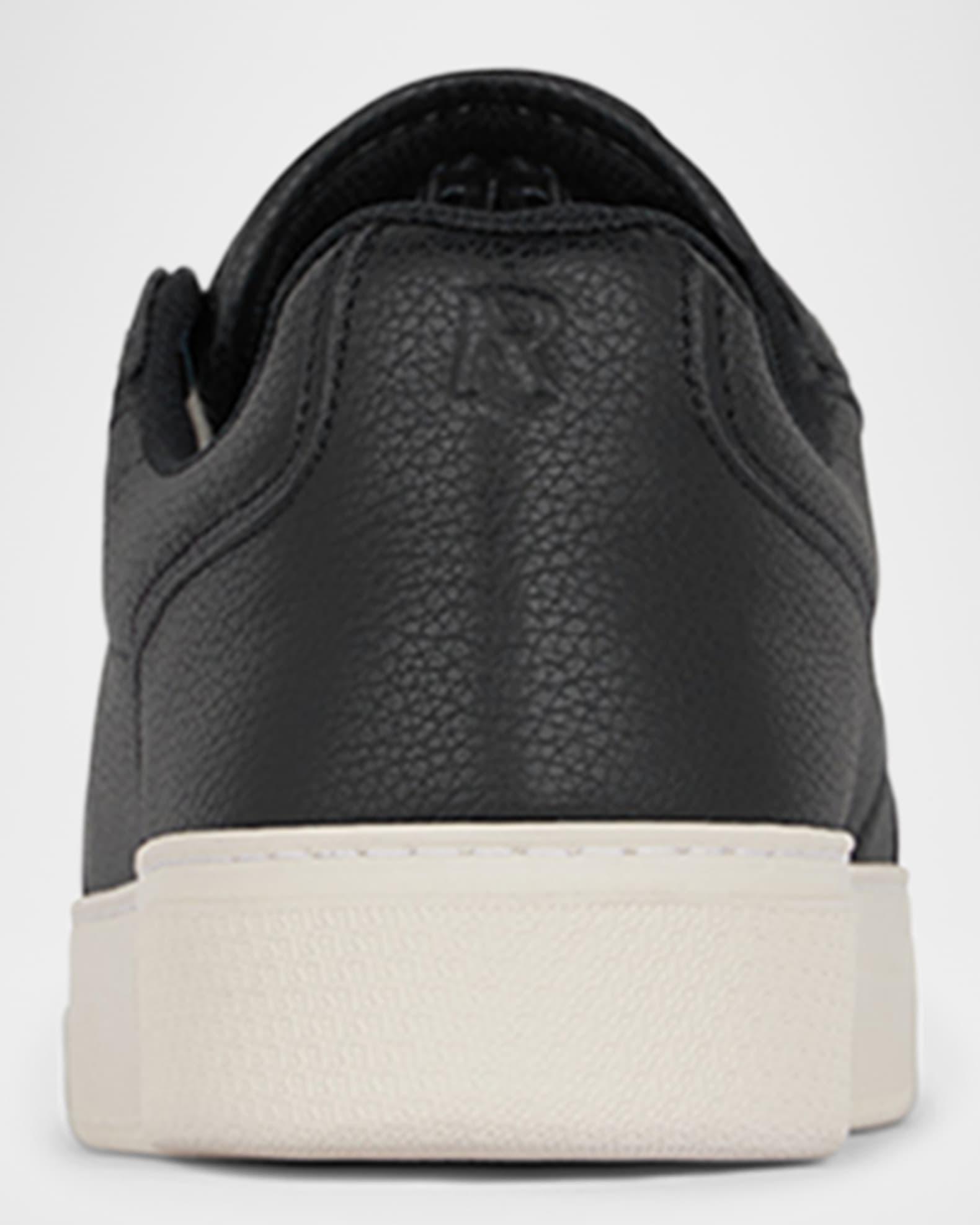 Men's Initial Leather Low-Top Sneakers Product Image