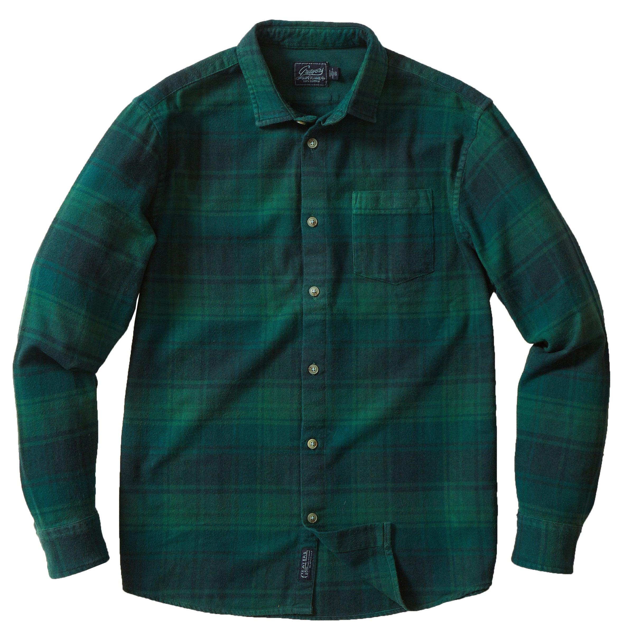 Palisades 3 Ply Jaspe Flannel - Verdant Green Plaid (Final Sale) Product Image