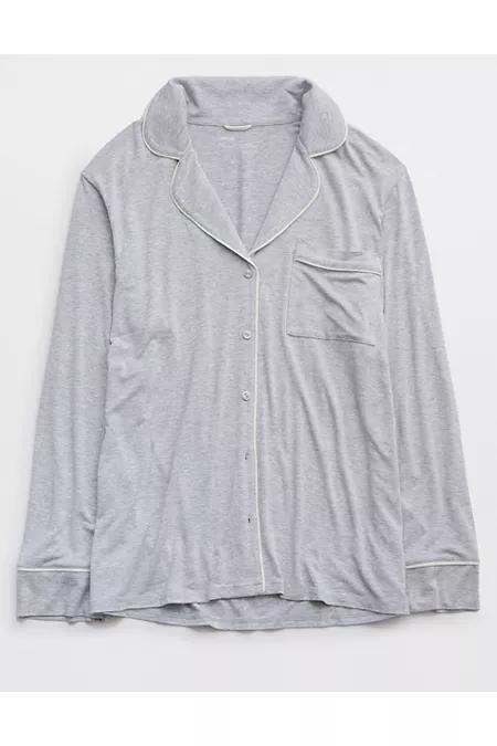 Aerie Real SoftÂ® Pajama Shirt Women's Product Image