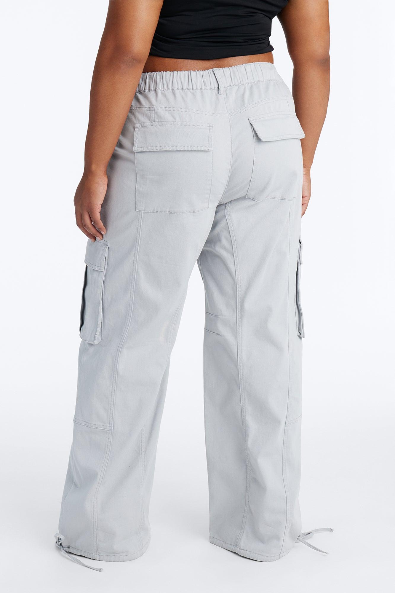 Portland Washed Cargo Pant - Slate Grey Female Product Image