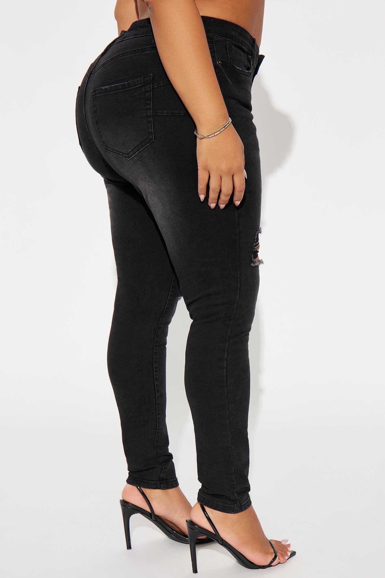 Heartbreakers Stretch Booty Lifting Skinny Jeans - Black Product Image