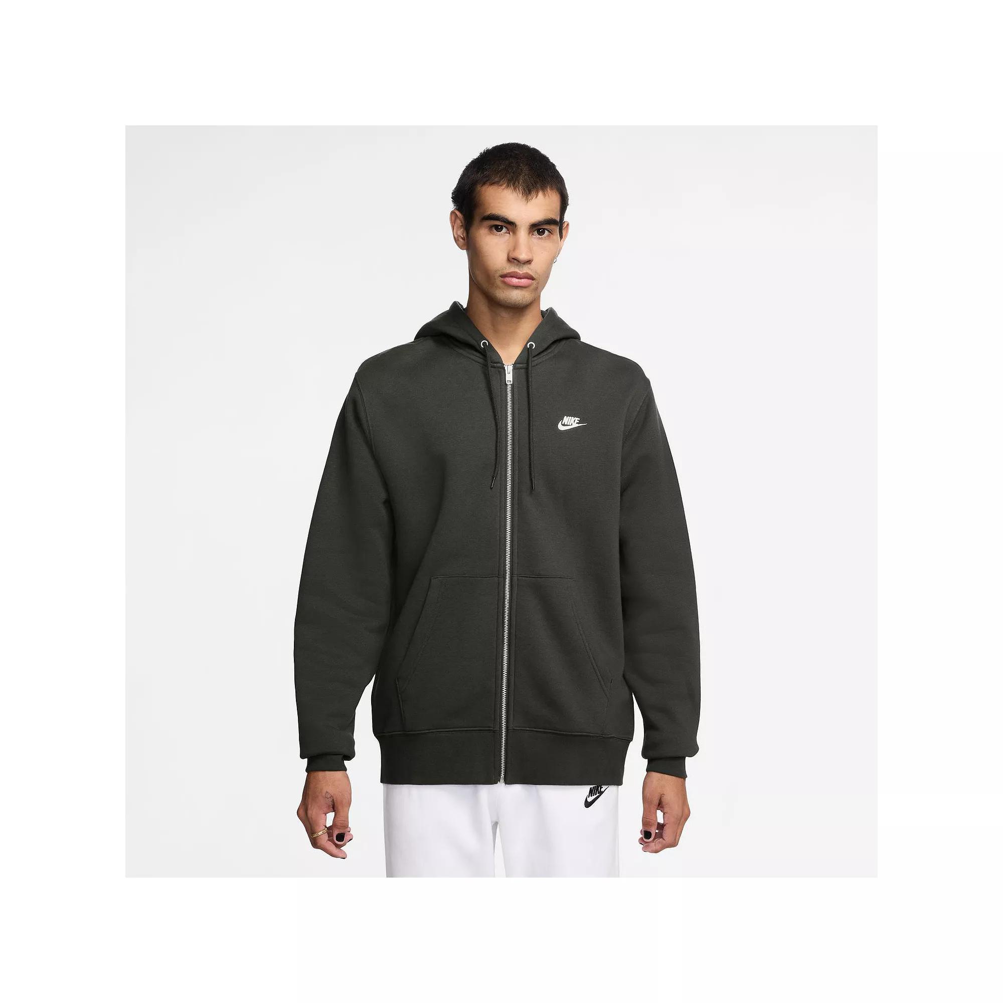 Men's Nike Club Full-Zip Fleece Hoodie,  Product Image