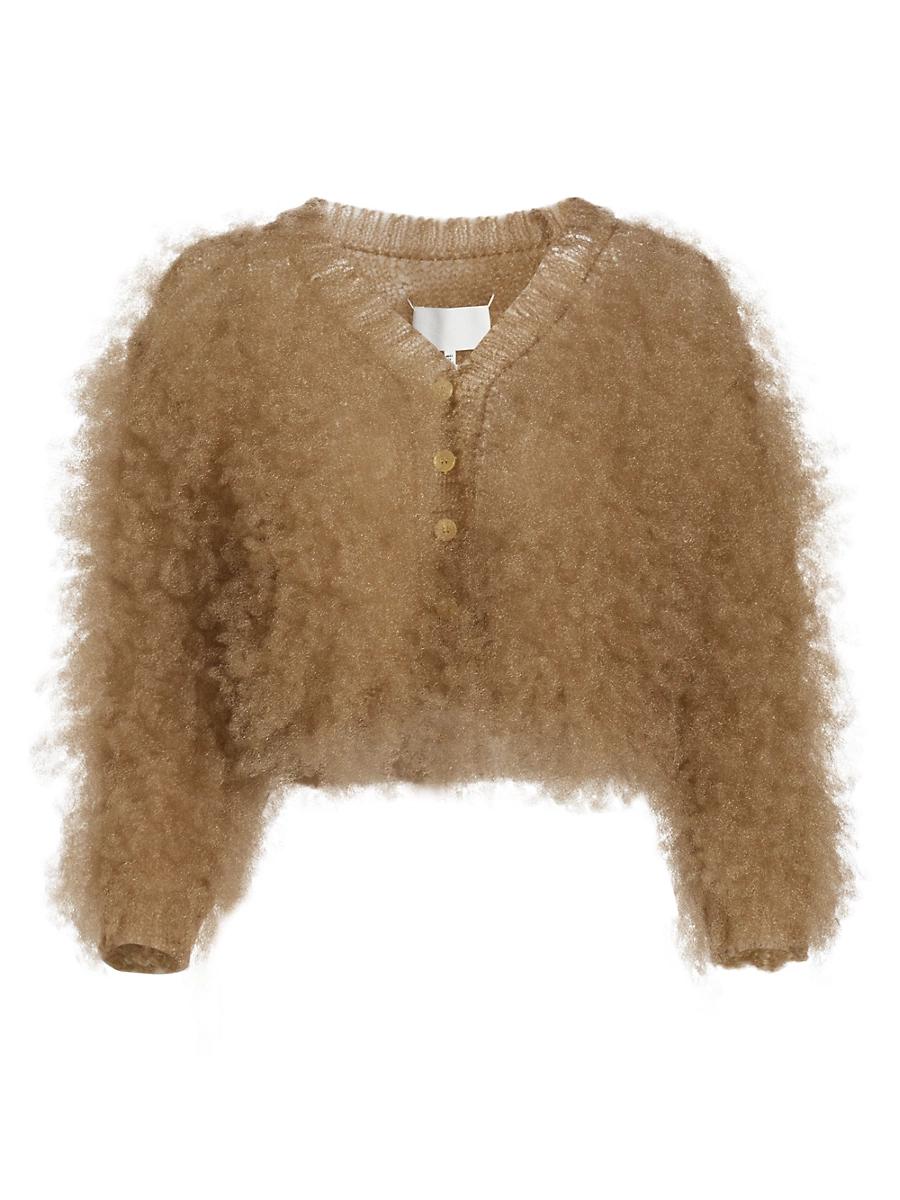 Womens Foamy V-Neck Cardigan Product Image