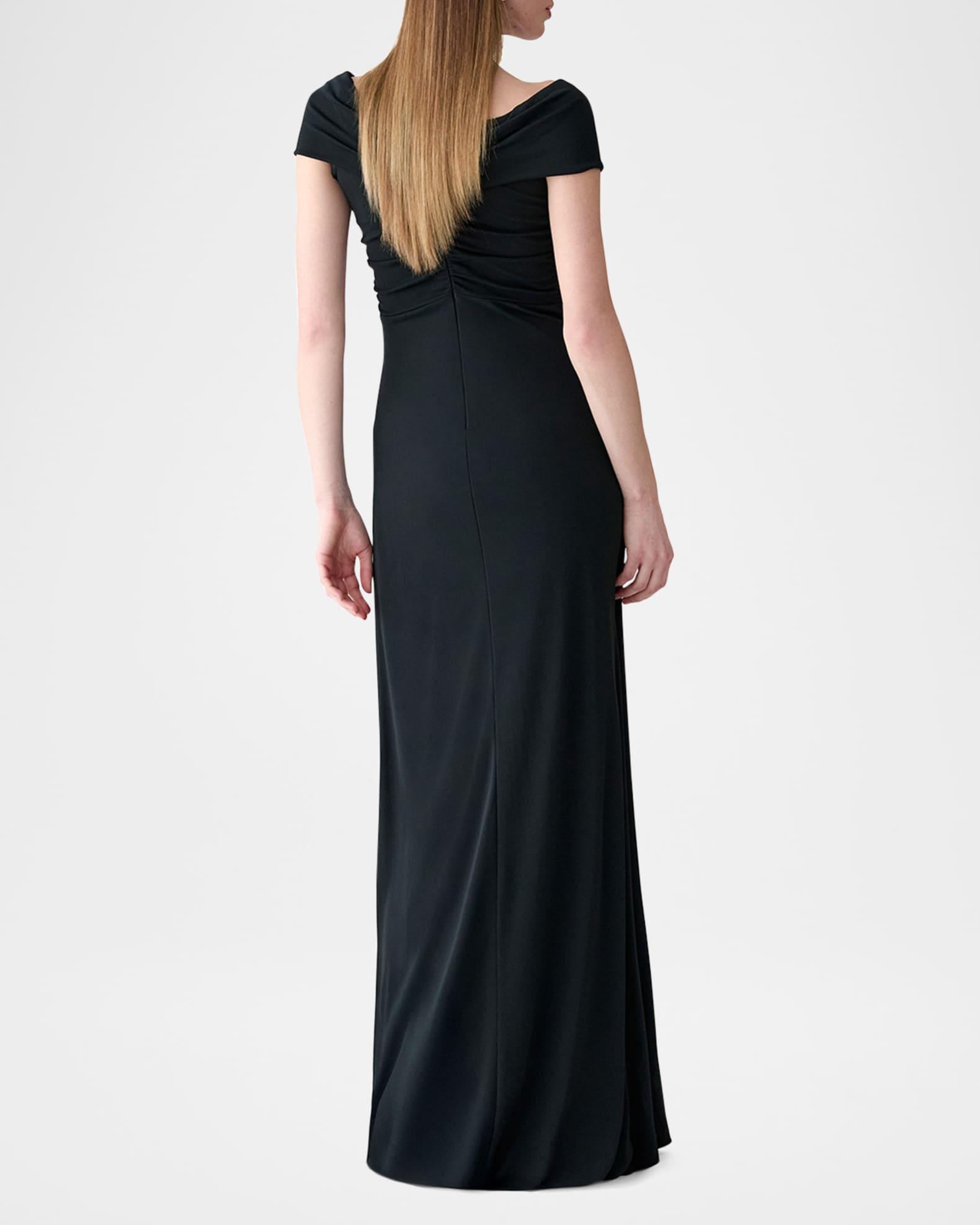 Off-The-Shoulder Ruched Gown Product Image