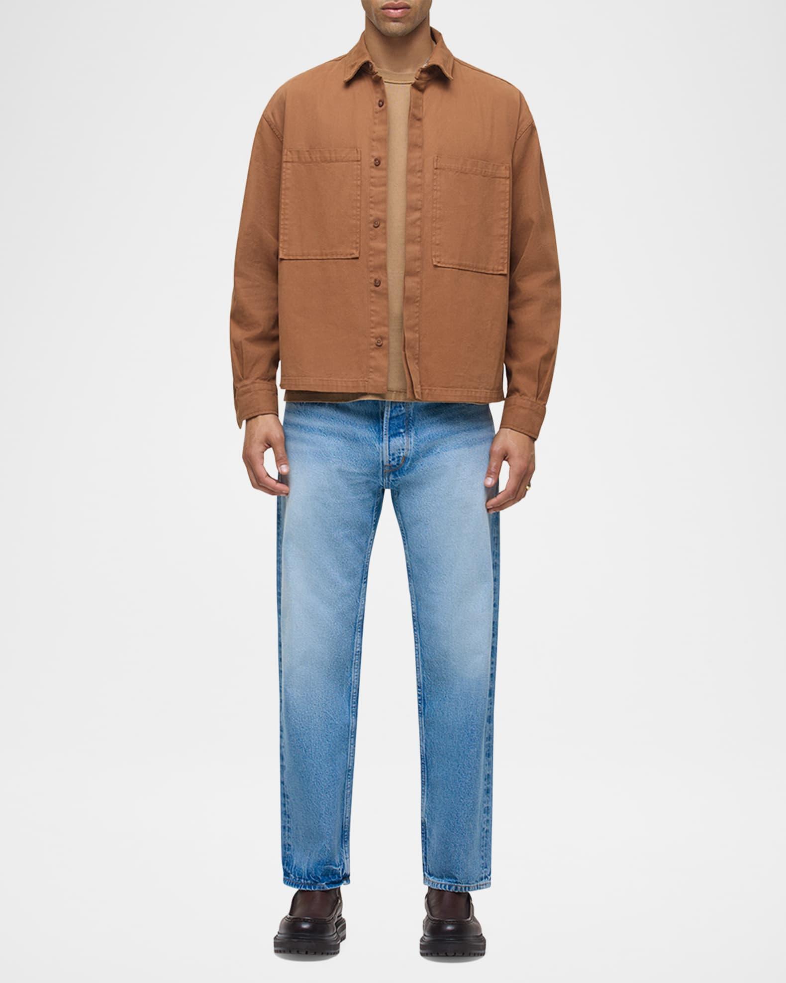 Men's Cotton Patch Pocket Shirt Jacket Product Image