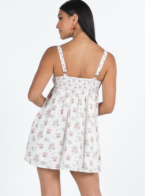 Vance Mini Dress Pink / Floral Product Image
