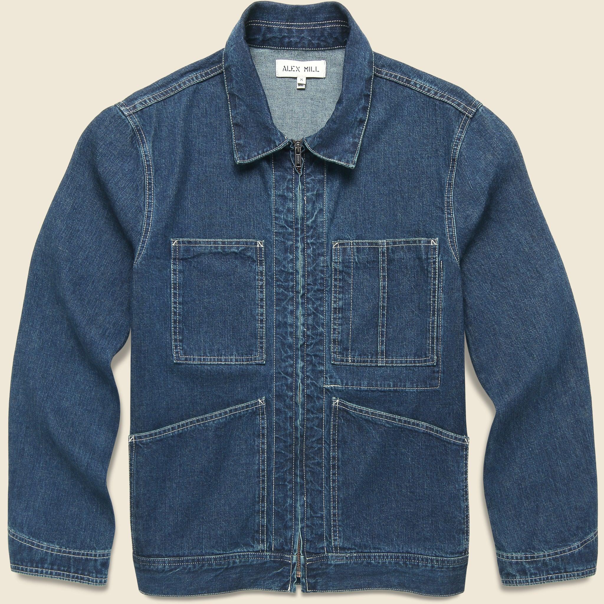 Denim Chore Jacket - Indigo Product Image