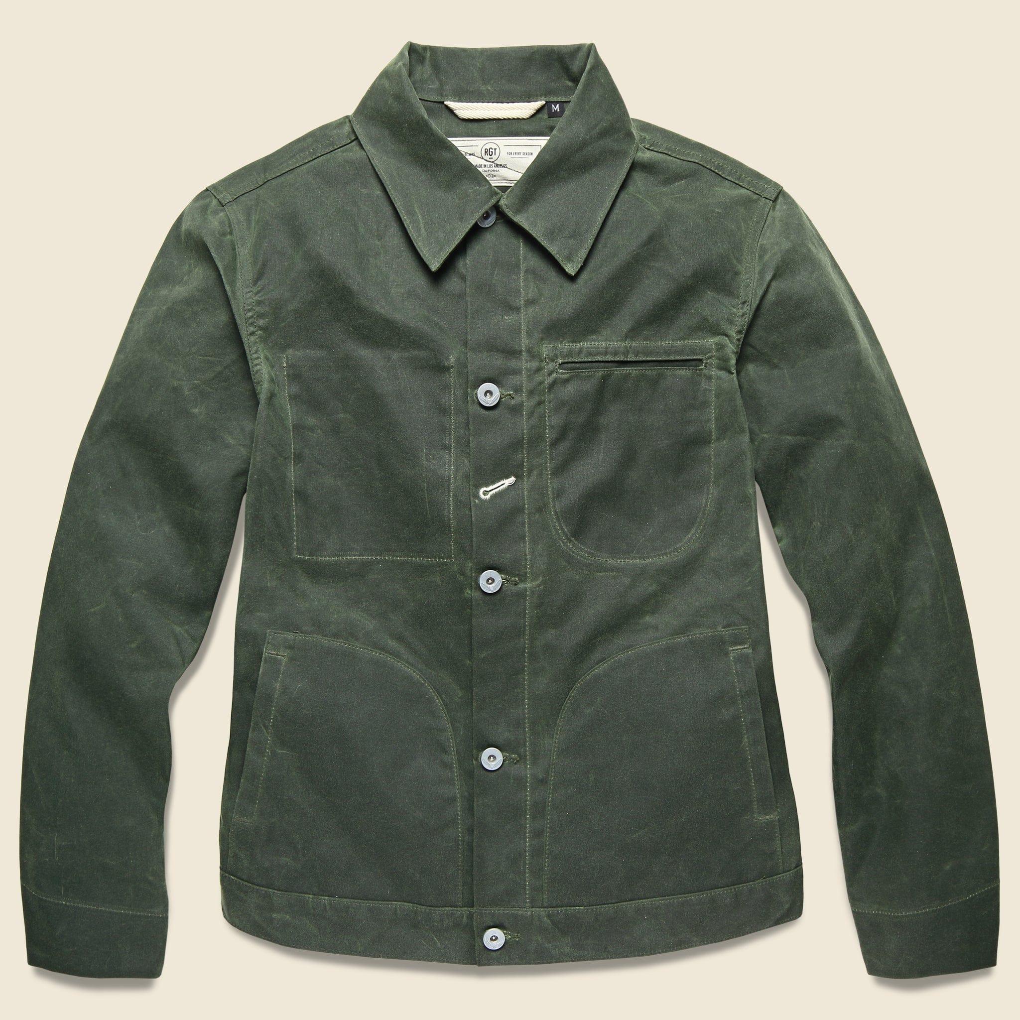 Supply Jacket - Waxed Olive Ridgeline Product Image