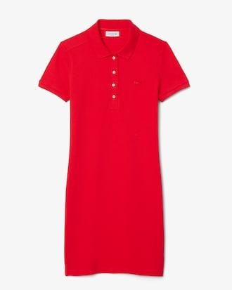 Slim Fit Stretch Piqué Polo Dress Product Image