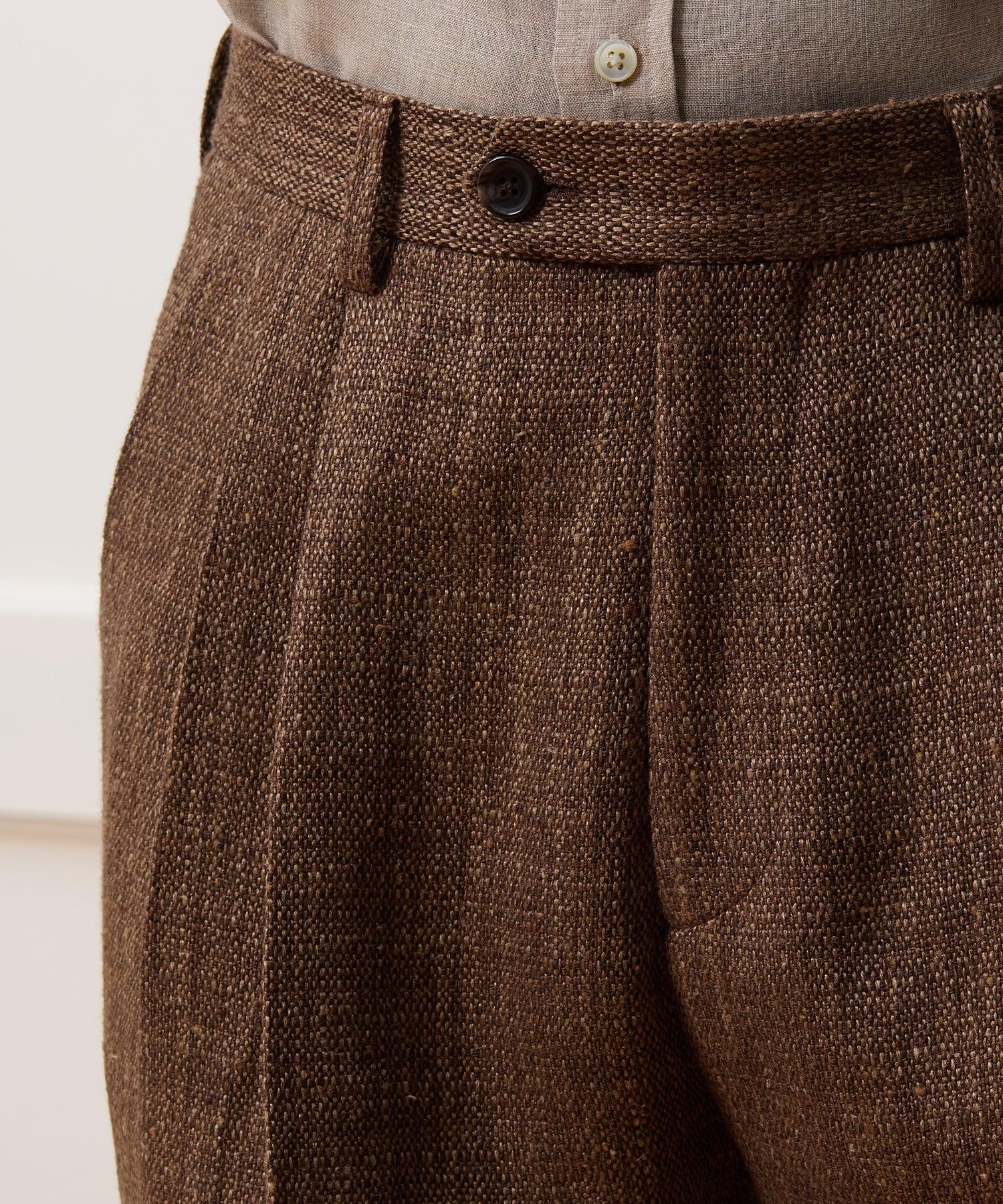 Italian Linen Silk Donegal Wythe Trouser Product Image