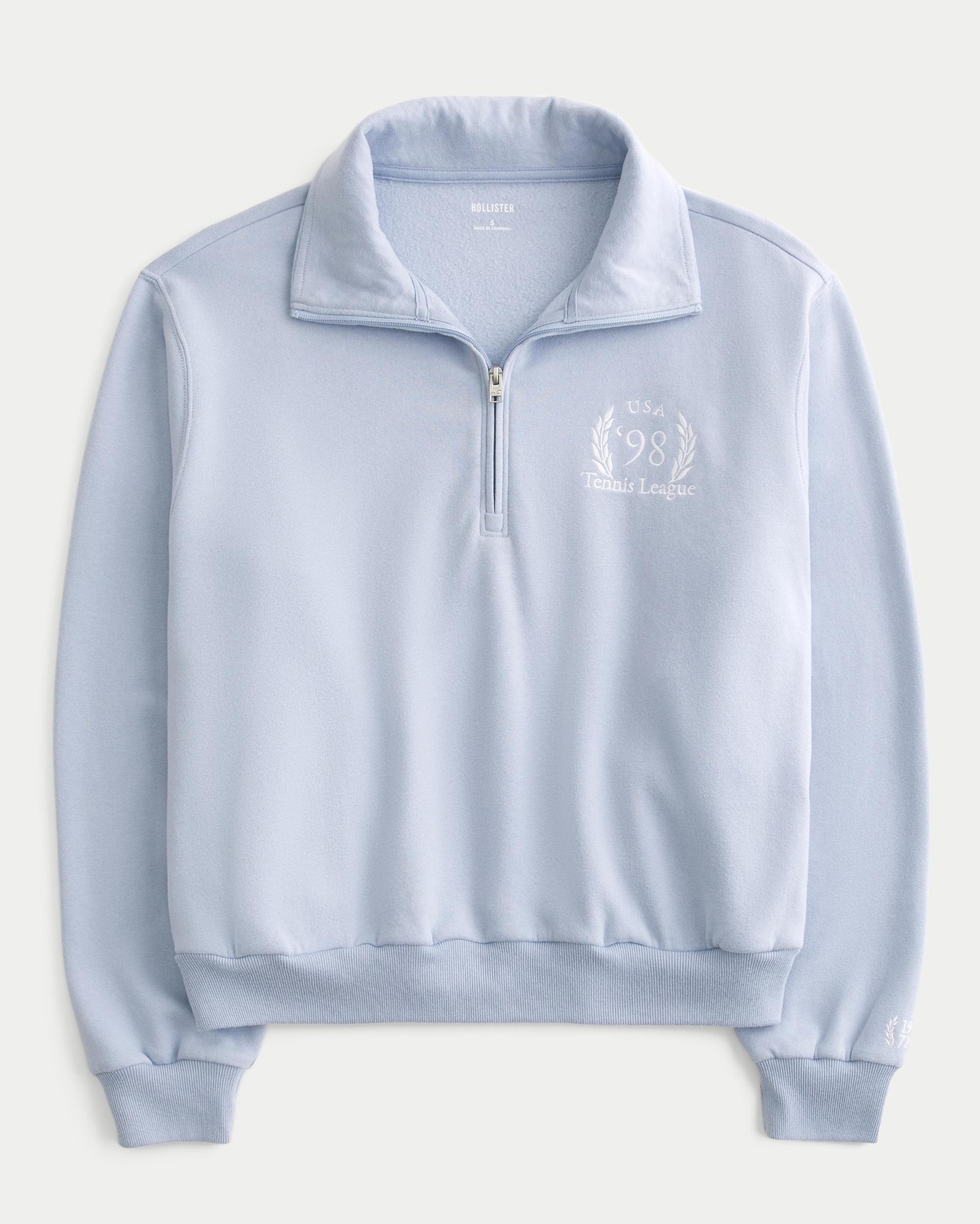 Easy Tennis Graphic Half-Zip Sweatshirt Product Image