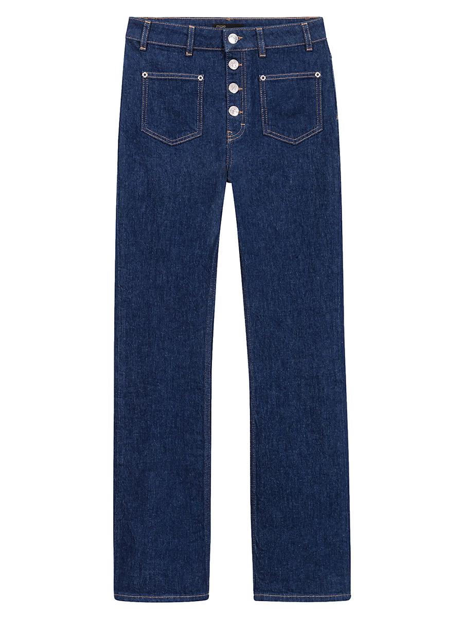 Womens Denim Jeans with Pockets Product Image