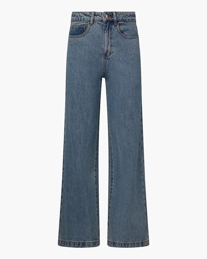 WeWoreWhat Wide Leg Denim Pants Product Image