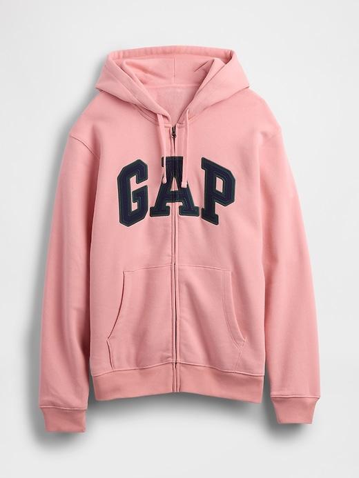 VintageSoft Arch Logo Full-Zip Hoodie Product Image
