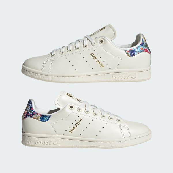adidas Stan Smith x Liberty London Shoes Off White 8.5 Womens Product Image