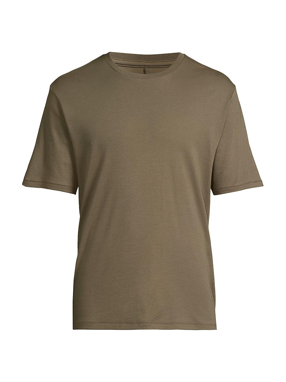 Mens Cotton Crewneck T-Shirt Product Image