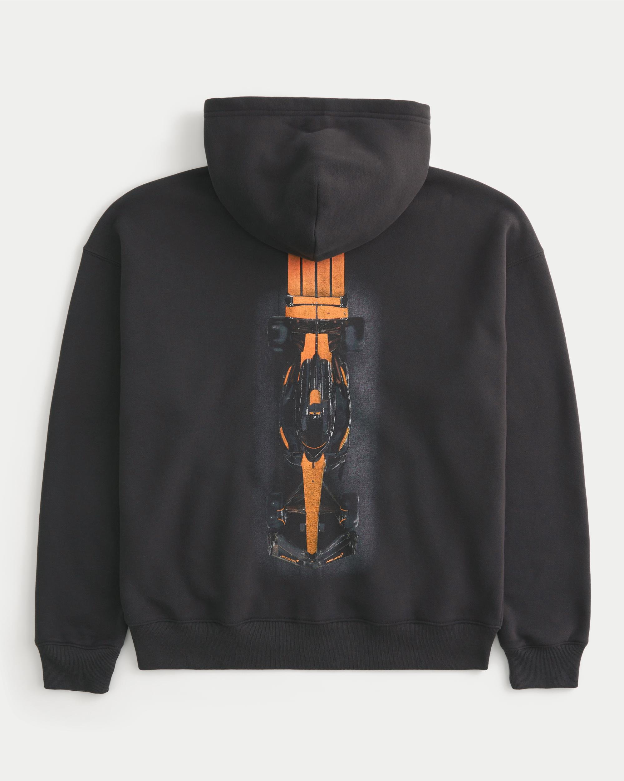 Boxy McLaren Graphic Zip-Up Hoodie Product Image
