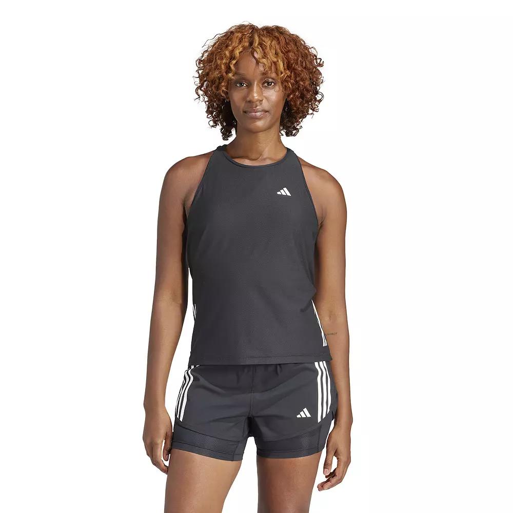 Women's adidas Own The Run Running Tank Top, Size: XS, Black Product Image