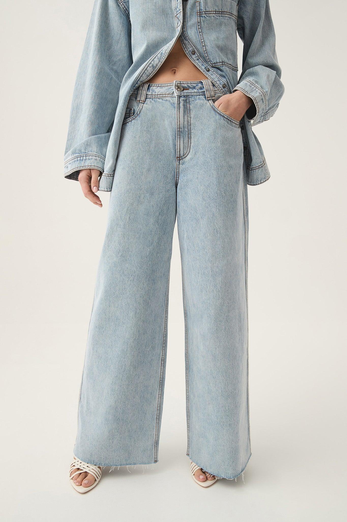 Aura Wide Leg Jeans Product Image