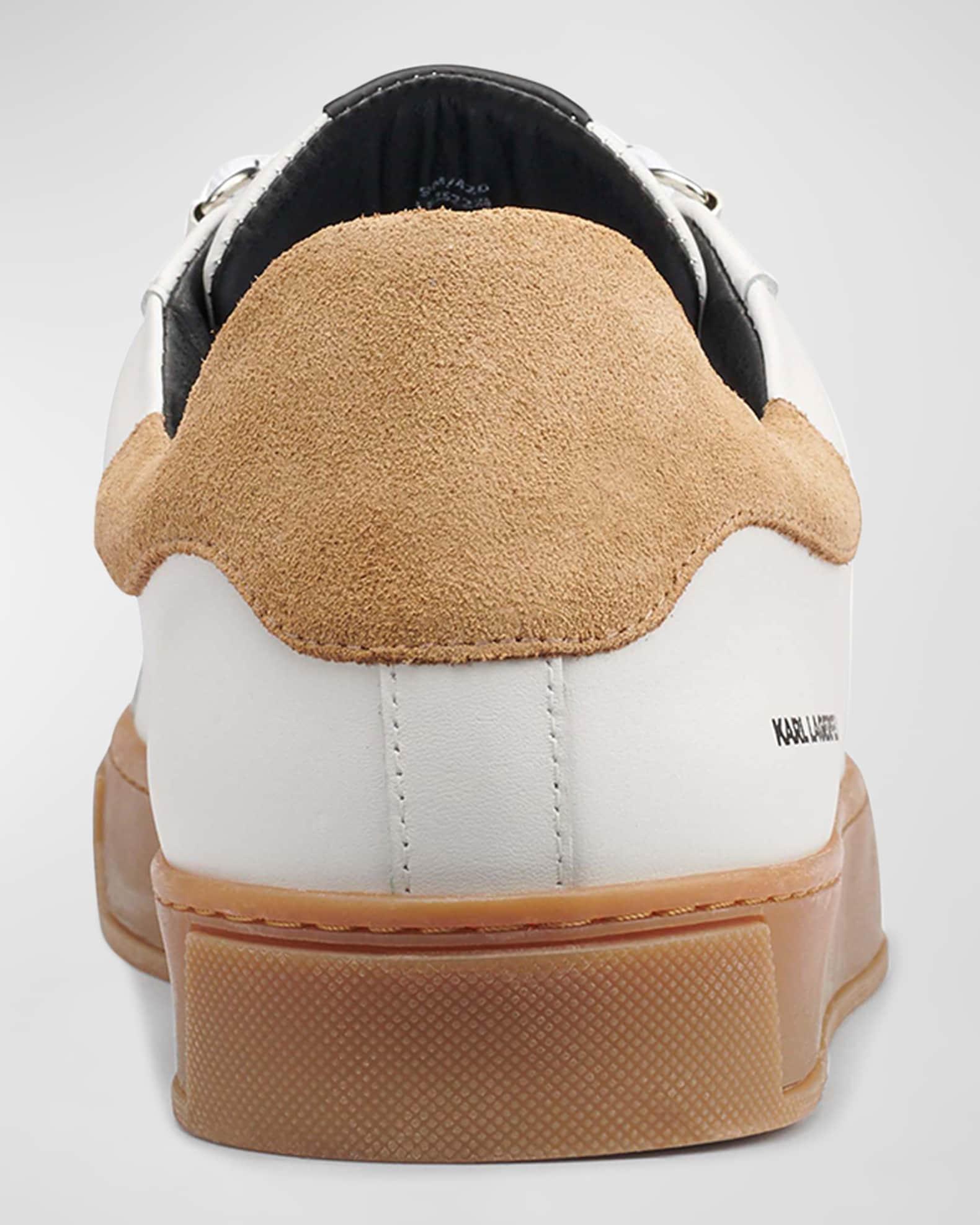 Men's Leather Low-Top Sneakers Product Image