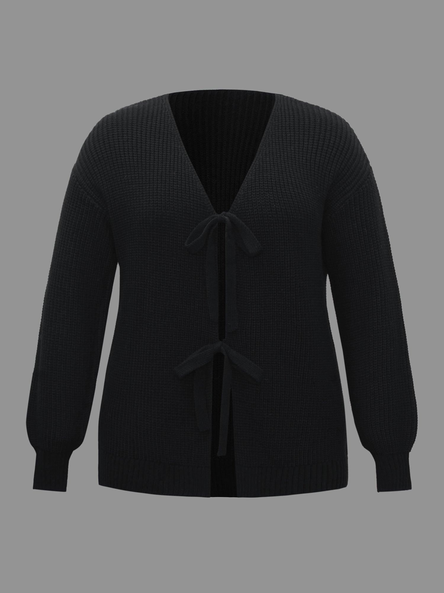 Supersoft Essentials Solid Tie Knot Cardigan Female Product Image