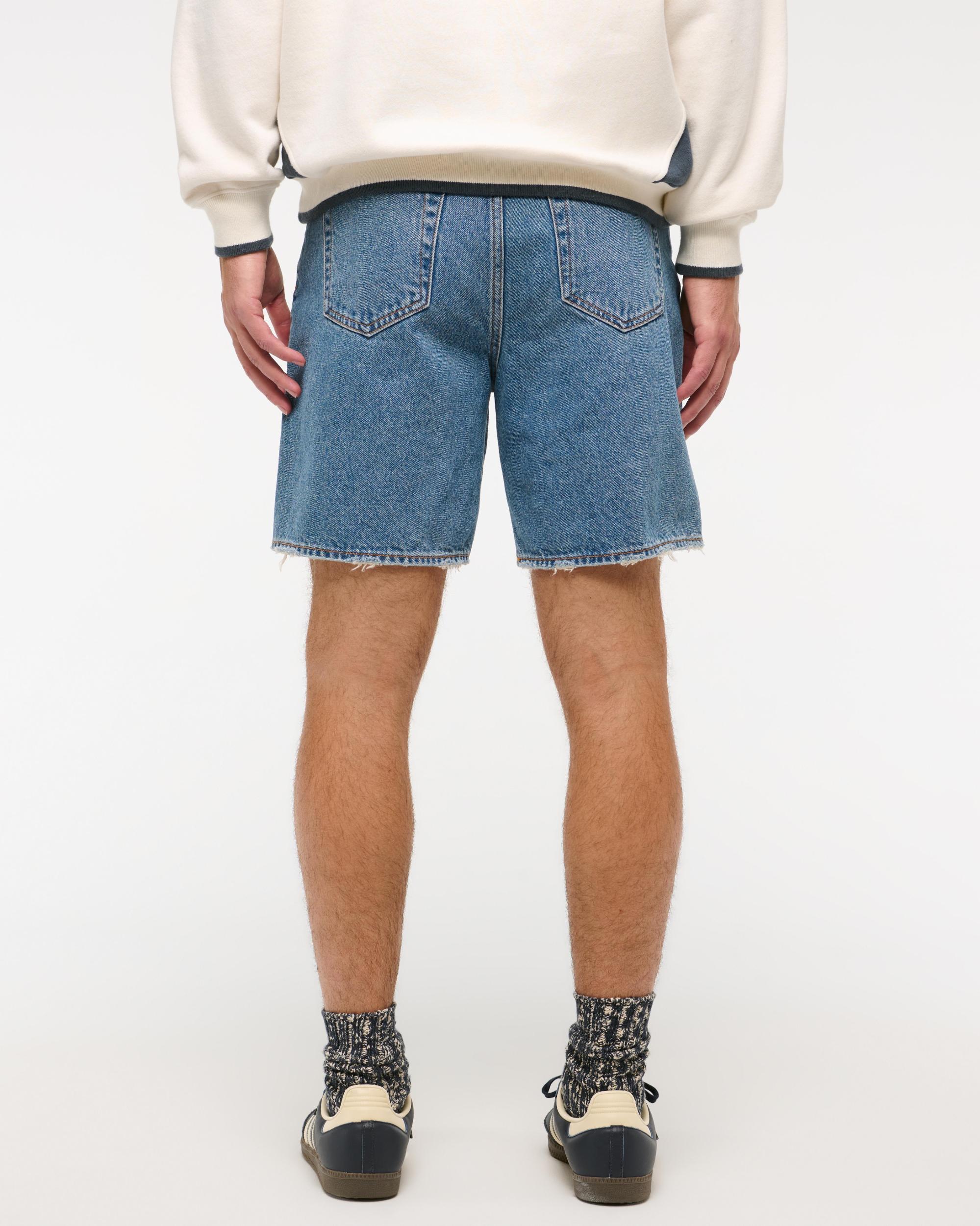 Loose Denim Short Product Image