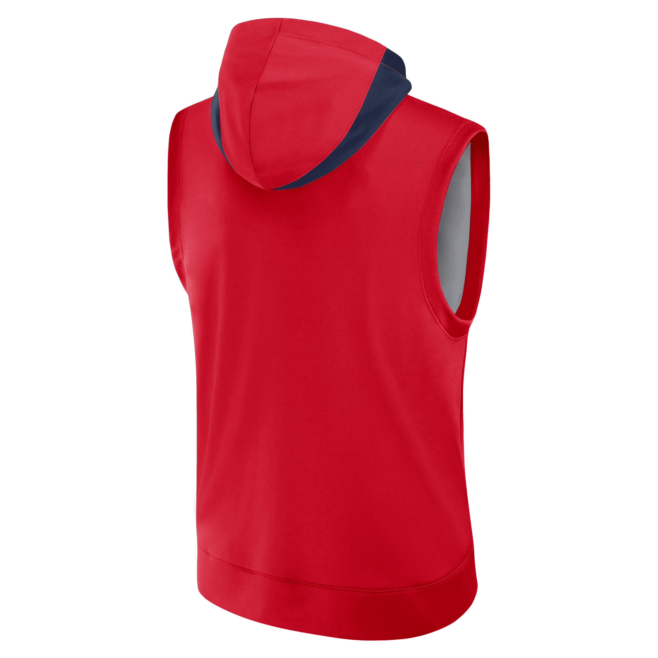 Arizona Diamondbacks Authentic Collection Mens Nike Mens Dri-FIT MLB Sleeveless Pullover Hoodie | 013U090NDQS-2G5 Product Image