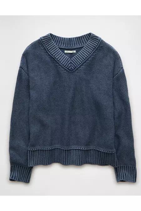 AE Long Weekend V-Neck Sweater Womens Product Image