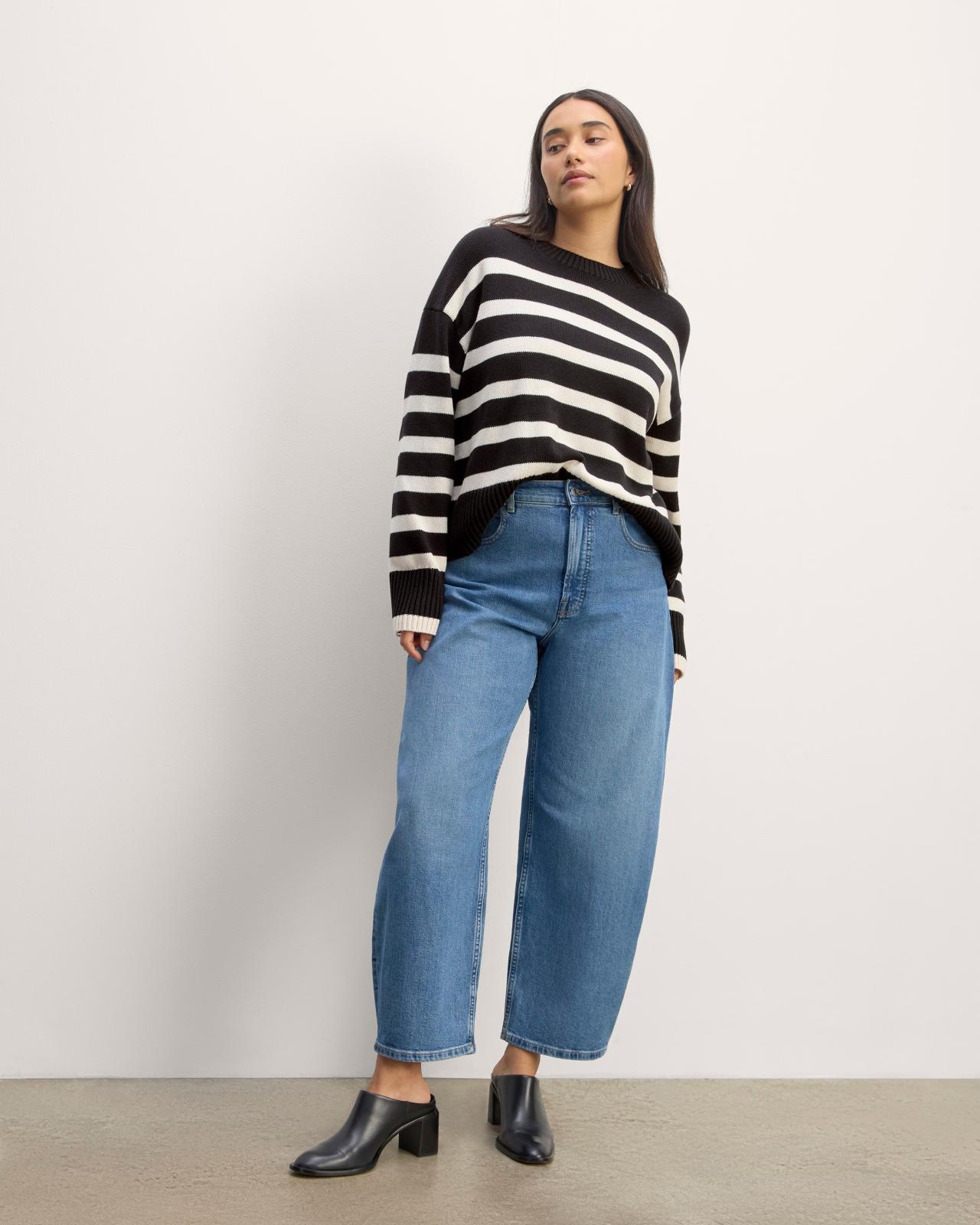 Womens Boxy Sweater in Everyday Cotton by Everlane Product Image