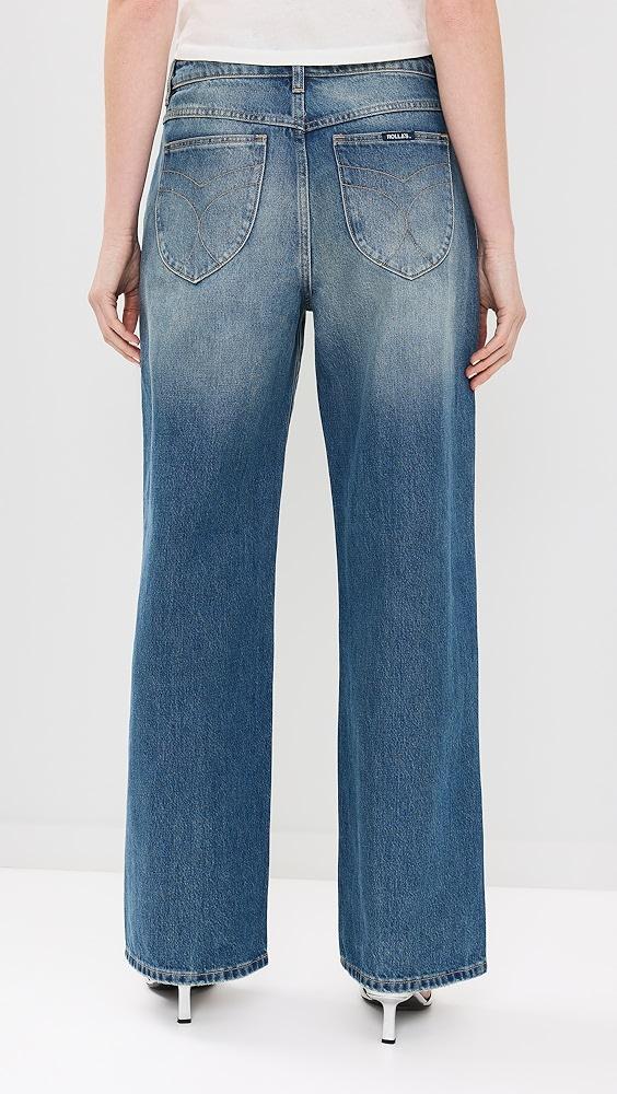Rolla's Kate Baggy Tough Stone Jeans | Shopbop Product Image