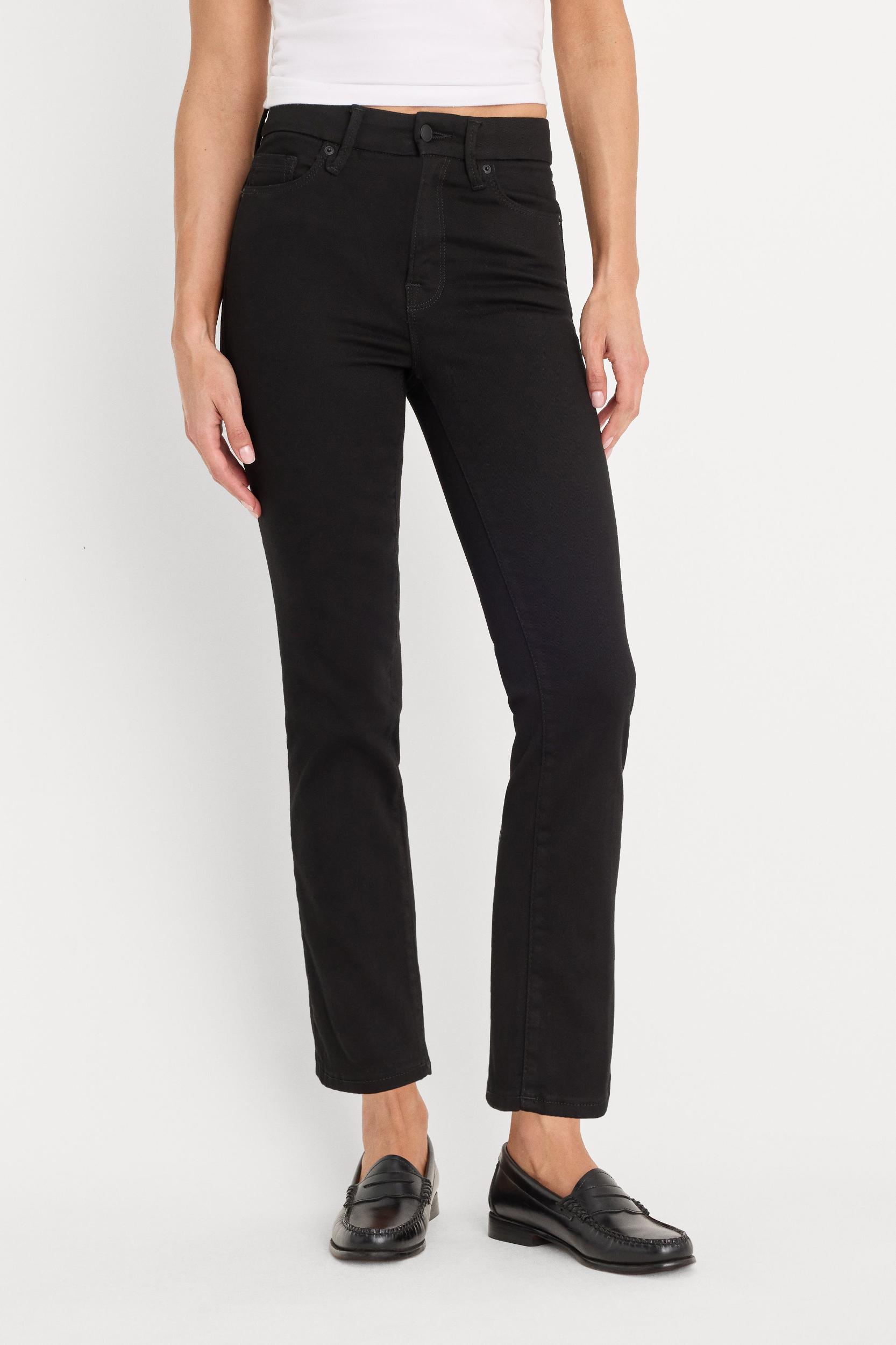 NEVER FADES GOOD LEGS STRAIGHT JEANS | BLACK001 Product Image