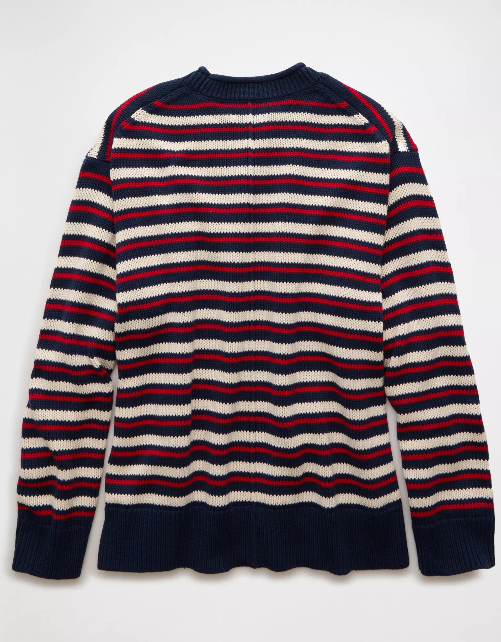AE x The Summer I Turned Pretty Oversized Striped Sweater Product Image
