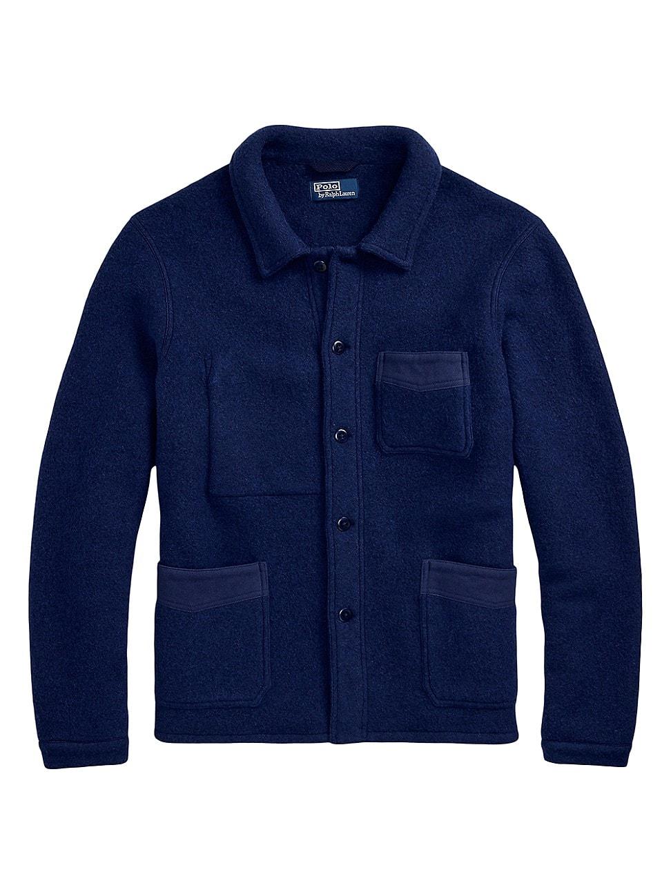 Mens Wool-Blend Shirt Jacket Product Image