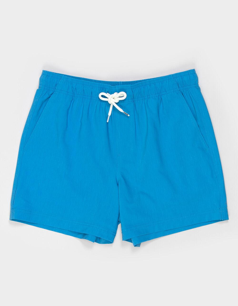 RSQ Mens Solid Swim Shorts - MEDIUM BLUE Product Image