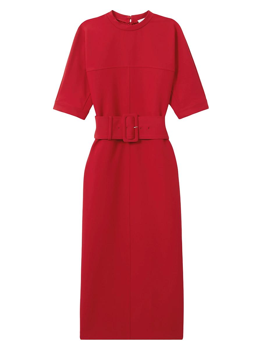 Womens Naya Jersey Belted Midi-Dress Product Image