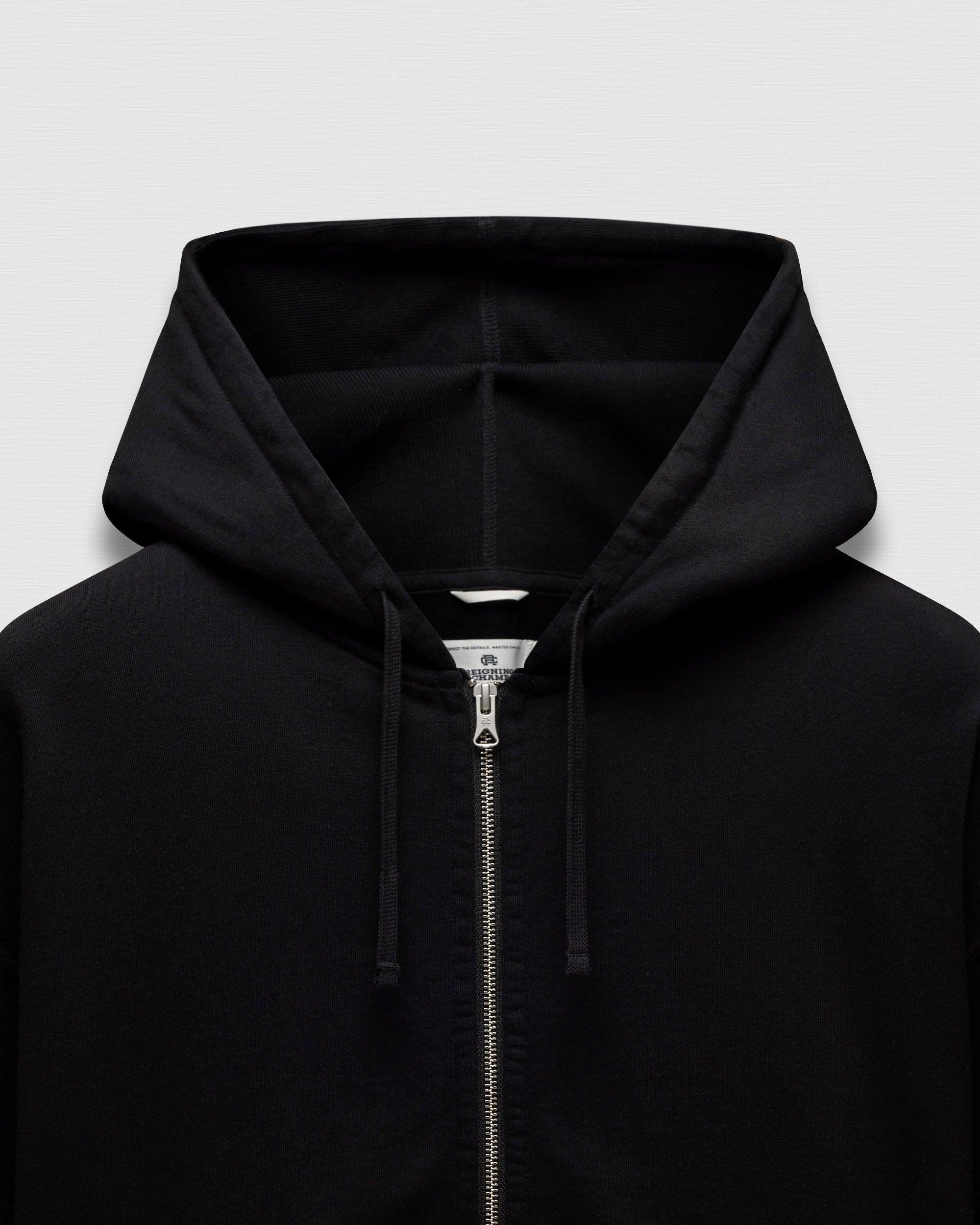 Midweight Terry Relaxed Zip Hoodie Male Product Image