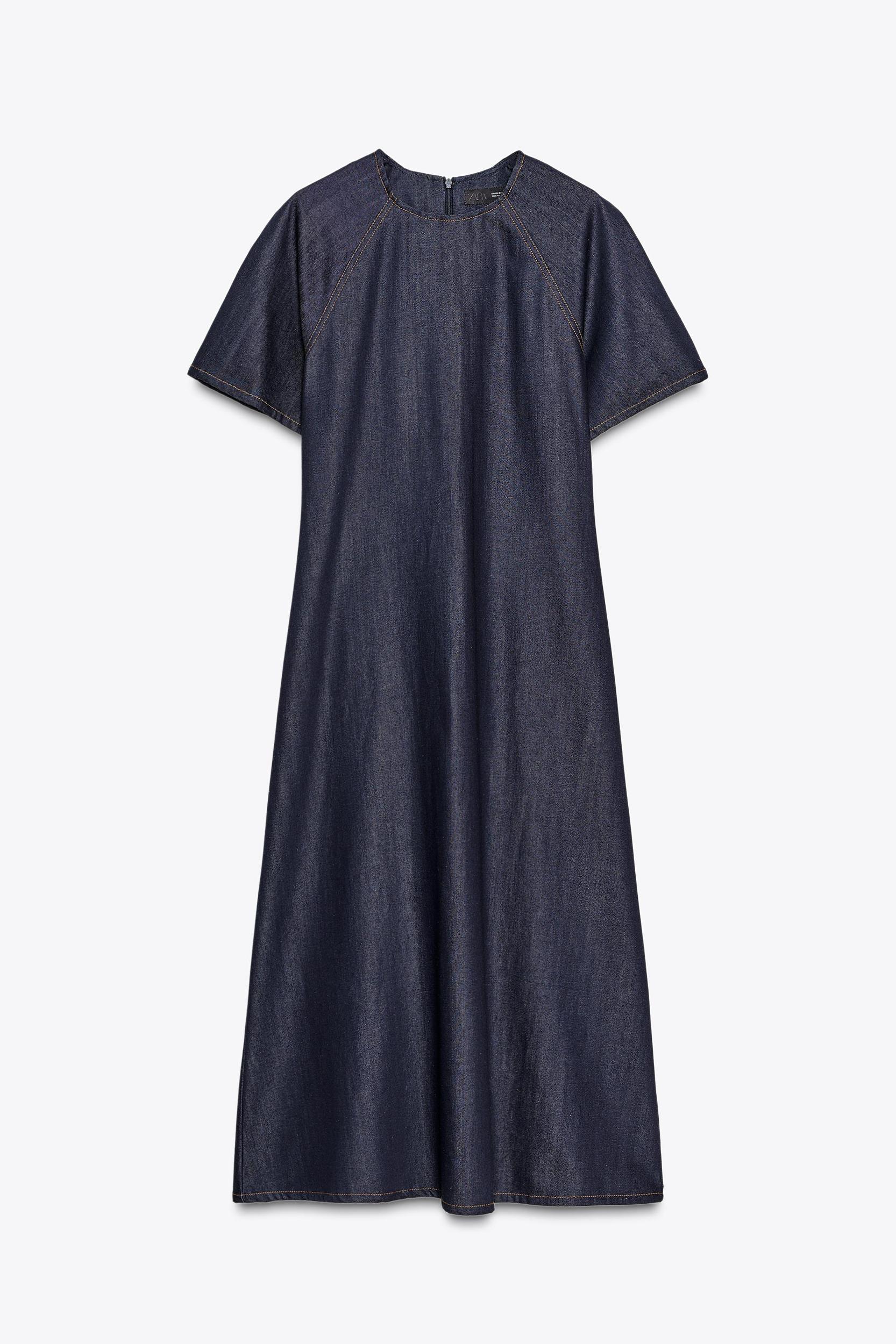 ZW COLLECTION DENIM LONG DRESS Product Image