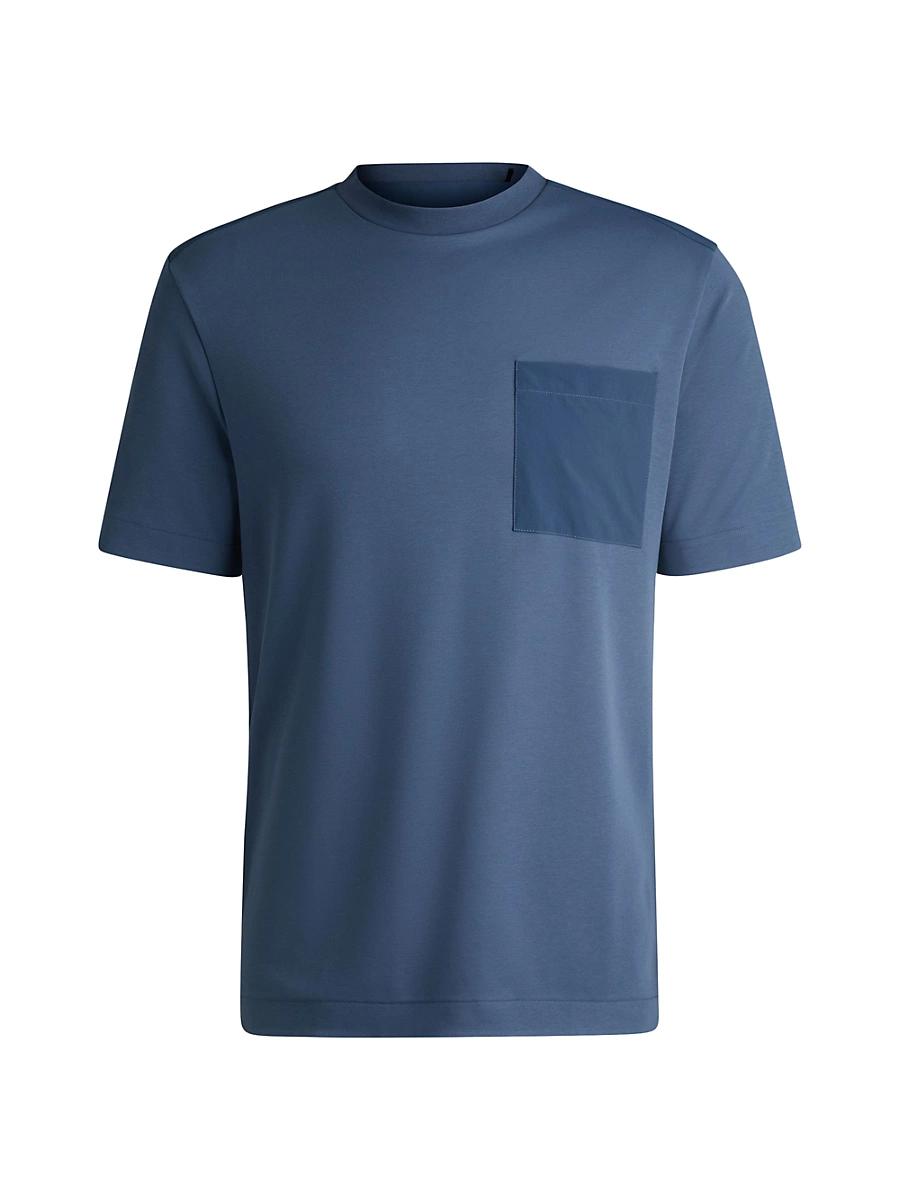 Mens T-Shirt with Tonal Trims Product Image