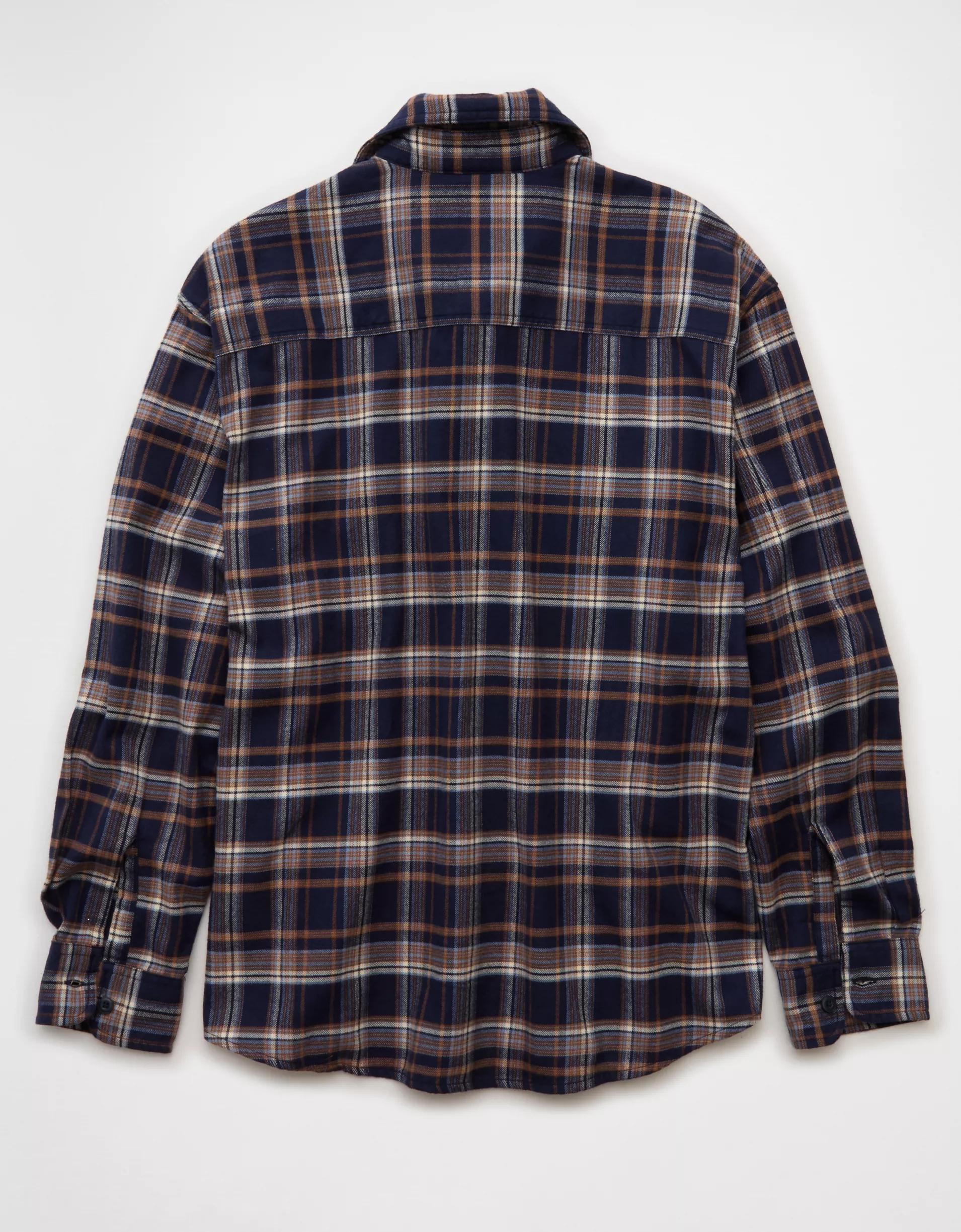 AE Relaxed Fit Everyday Flannel Shirt Product Image