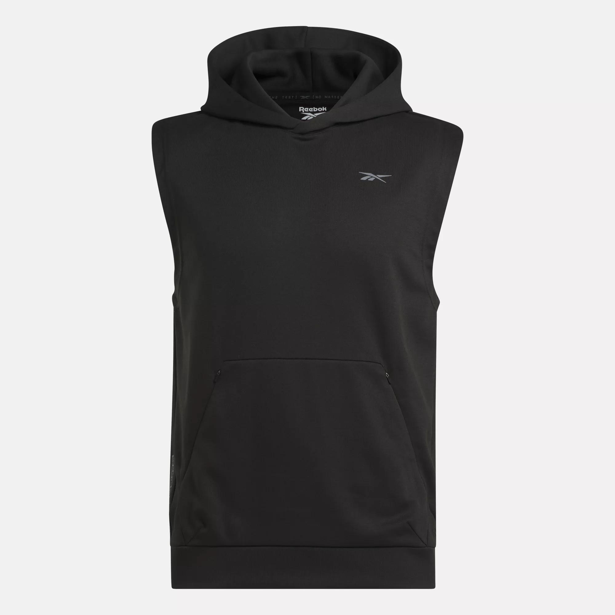 Men's Strength Sleeveless Hoodie Male Product Image