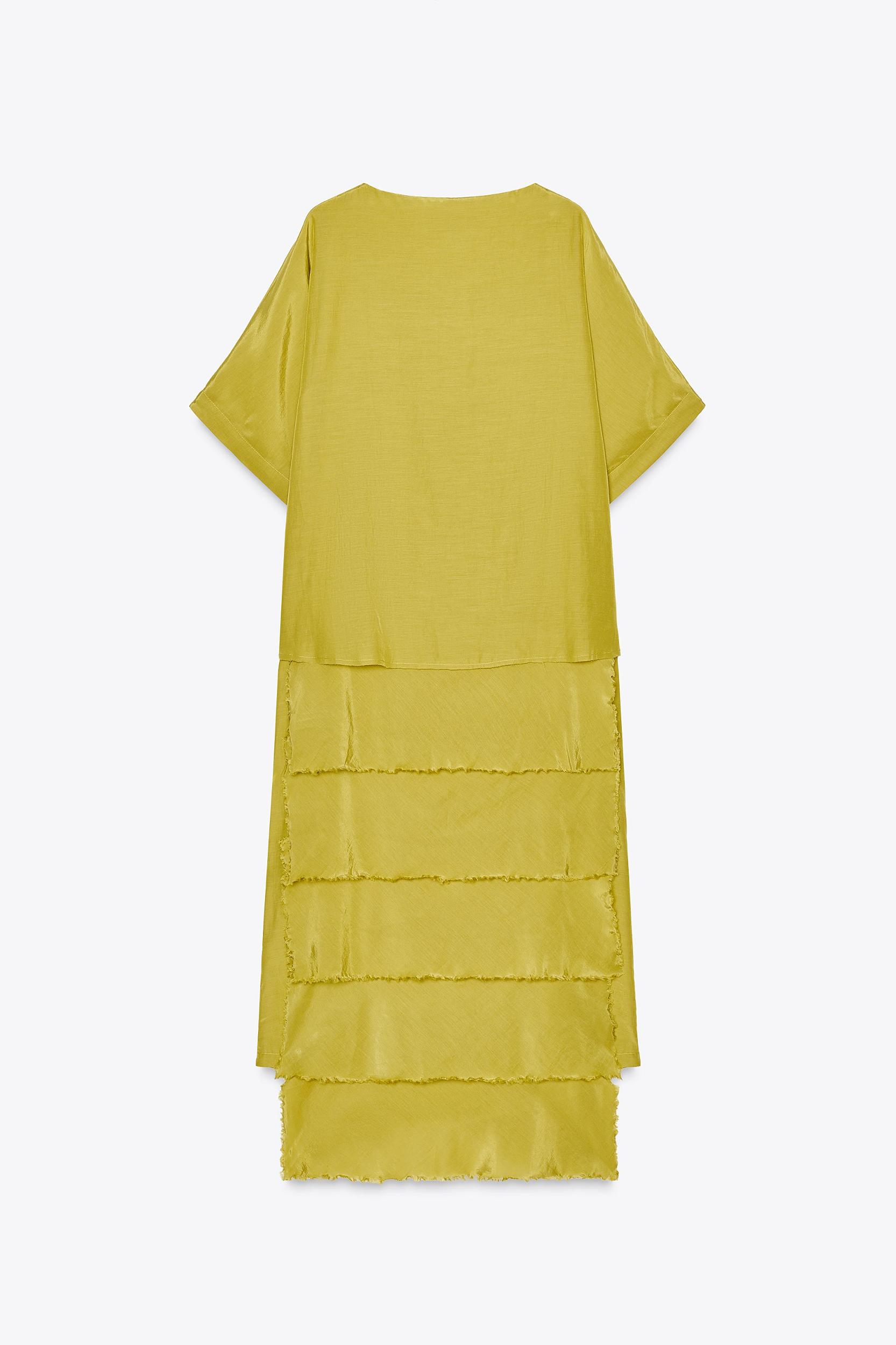 RUFFLED DRESS ZW COLLECTION Product Image