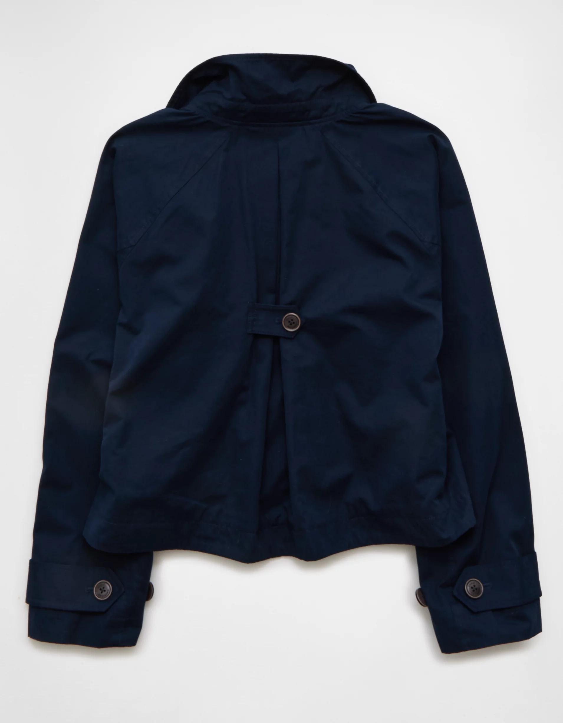 AE Cropped Trench Jacket Product Image